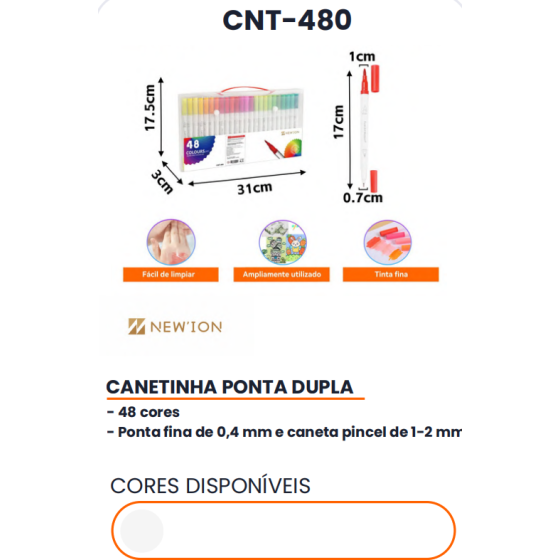 CANETINHA PONTA DUPLA